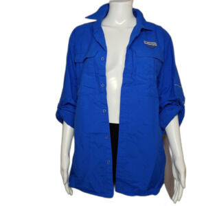 Columbia Womens Vented Cascade Explorer Omni-Shield Outdoor Hiking Button up, M